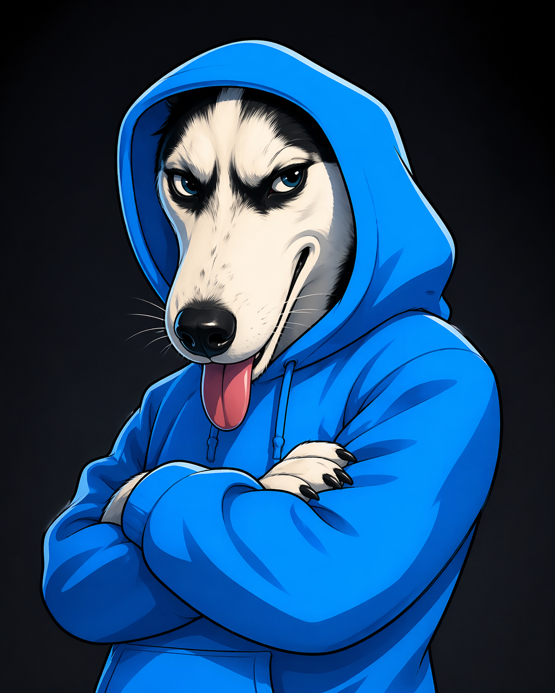 DogInHood mascot